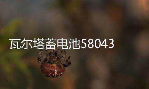 瓦尔塔蓄电池58043适配宝马3系5系奔驰C级E级沃尔沃汽车电瓶 银标下载