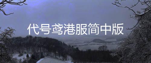 代号鸢港服简中版下载