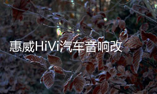 惠威HiVi汽车音响改装5寸套装喇叭扬声器车载重低音高音同轴无损下载
