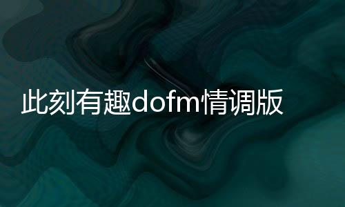 此刻有趣dofm情调版飞行器下载