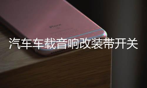 汽车车载音响改装带开关自动保险丝座电源保护自动恢复断路保险管下载