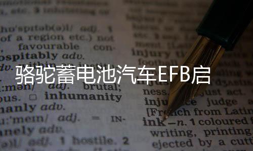 骆驼蓄电池汽车EFB启停电瓶T7 6-QTPE-75适配福克斯蒙迪欧专用下载